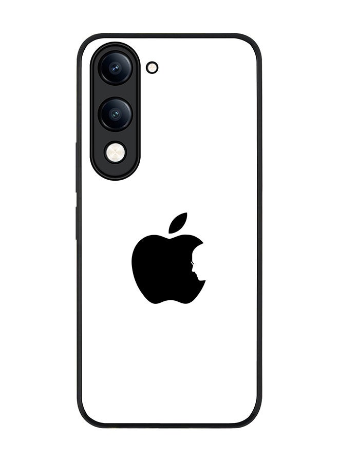 Stylizedd For vivo Y04 / Y29t 5G Case,Slim fit Camera Protection, Shockproof Thin Phone cover  - Steve's Apple - White - Image 1